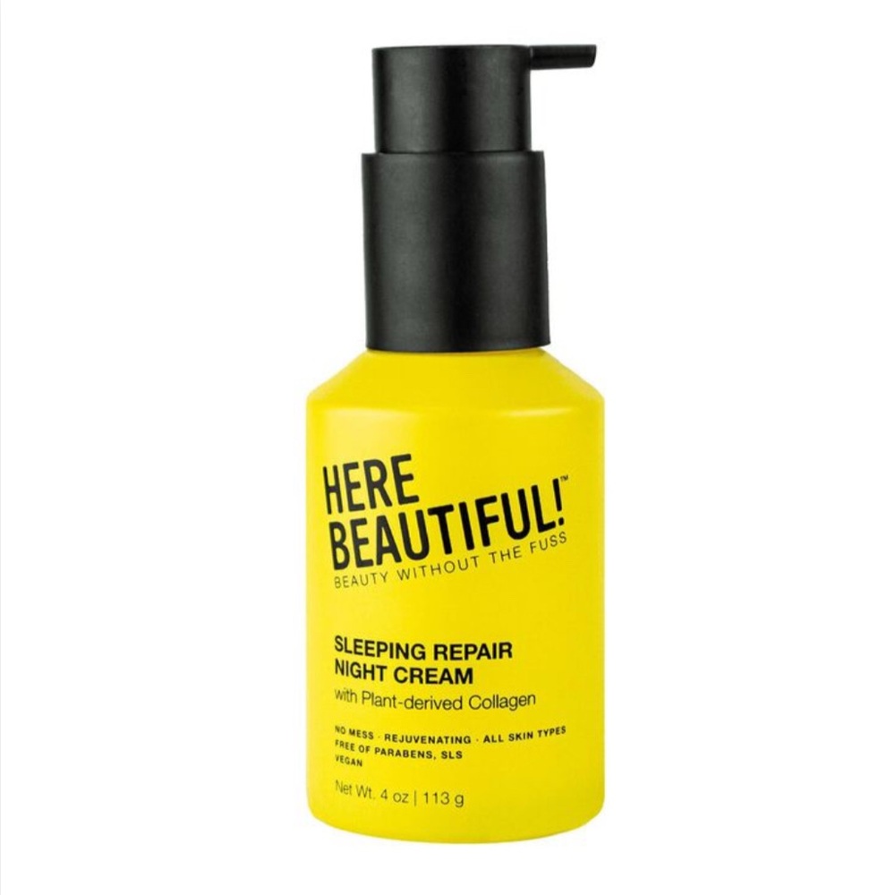 HERE BEAUTIFUL! Sleeping Repair Night Cream with Collagen - NEW